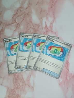 Pokemon Poke Pad 81 Lot Of 4